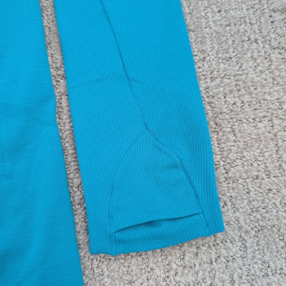 Lululemon Swiftly Tech Long Sleeved 2.0, Turquoise Tide, Size 6 - Picture 3 of 6